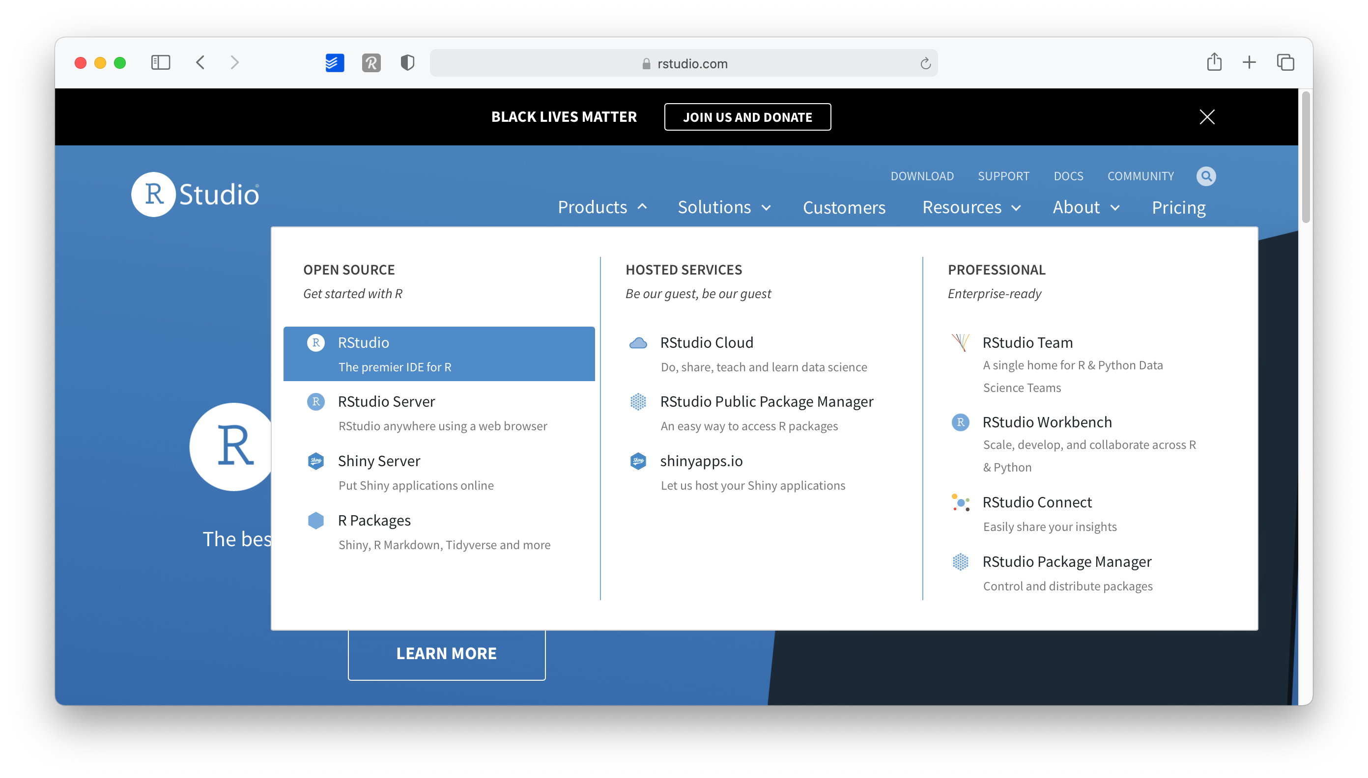 RStudio products